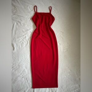 Elegant Red Women's Dress